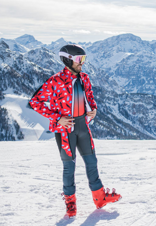 Wintersport Sportbekleidung Bild