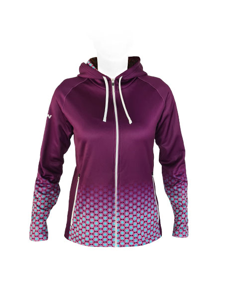 LS HOODIE POCKETS WOMEN — custom hoodie by Cindra Enterprises