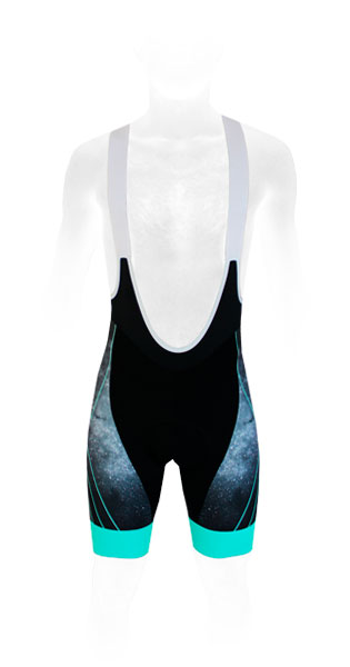 BIB SHORT DIAMOND RUSH — custom bib shorts by Cindra Enterprises