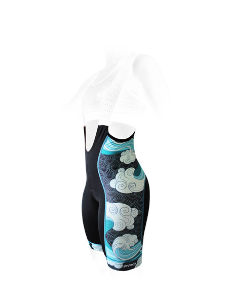 BIB SHORT SIENA PRO W PRINT ELASTIC — view 3