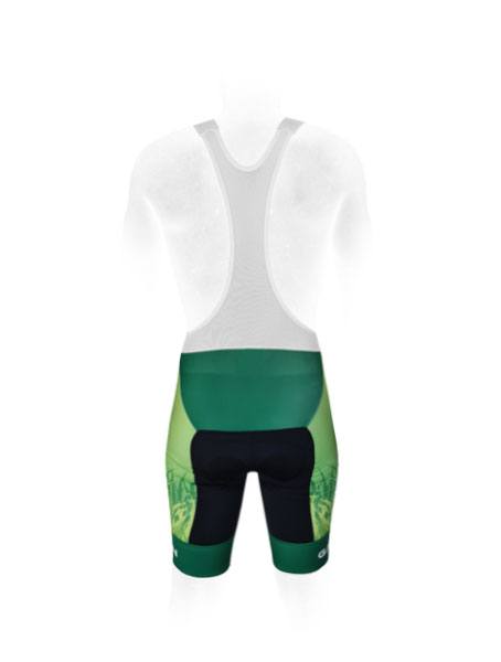 BIB SHORT GREEN RECYCLED — view 2