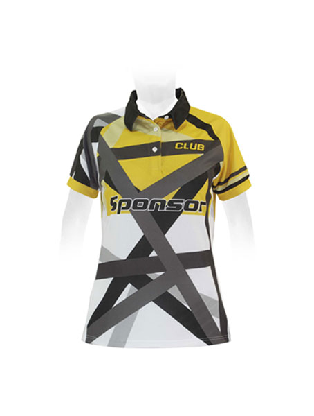 SS POLO MULTISPORT SIDE PANEL WOMEN — custom short sleeve by Cindra Enterprises
