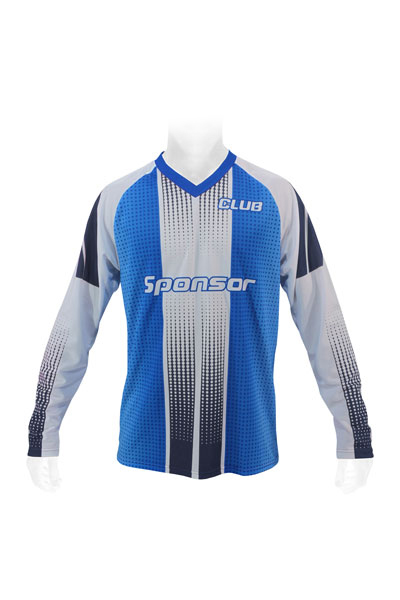 LS JERSEY SOCCER V-COLLAR MEN — custom long sleeve by Cindra Enterprises