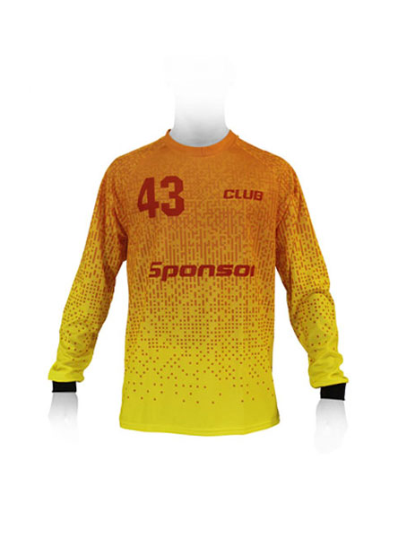 LS JERSEY SOCCER ROUND COLLAR GK MEN — custom long sleeve by Cindra Enterprises