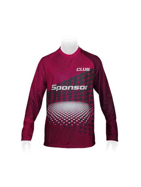LS JERSEY SOCCER ROUND COLLAR WOMEN — custom long sleeve by Cindra Enterprises