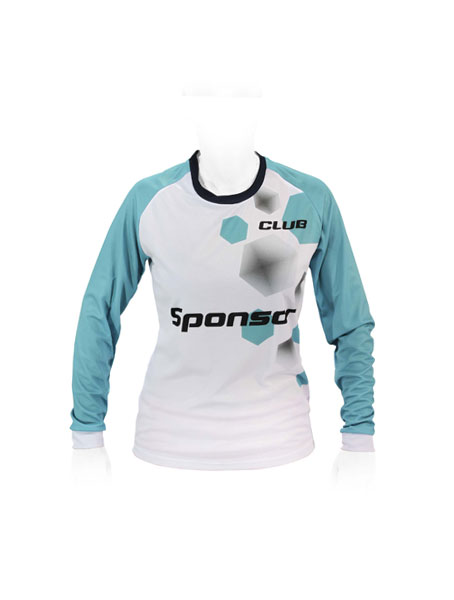 LS JERSEY SOCCER ROUND COLLAR GK WOMEN — custom long sleeve by Cindra Enterprises