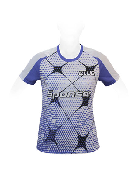 SS JERSEY BADMINTON ROUND COLLAR WOMEN — custom short sleeve by Cindra Enterprises