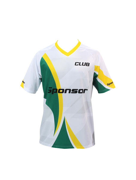 SS JERSEY HANDBALL SIDE INSERTS V-COLLAR KIDS — custom short sleeve by Cindra Enterprises
