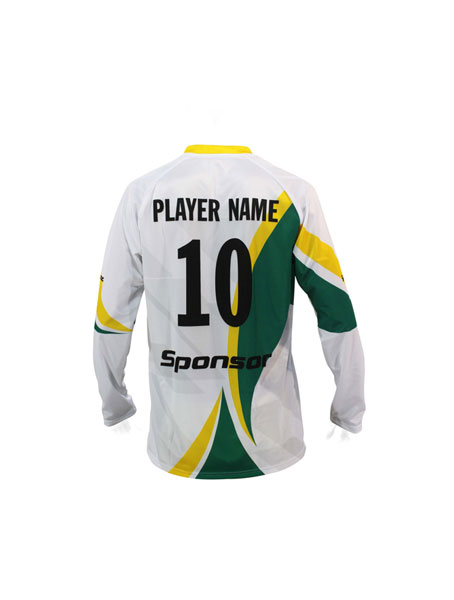 LS JERSEY HANDBALL SIDE INSERTS V-COLLAR MEN — view 2