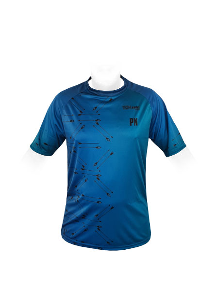 SS JERSEY DARTS ROUND COLLAR KIDS — custom short sleeve by Cindra Enterprises