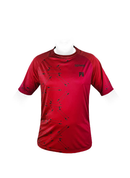 SS JERSEY DARTS ROUND COLLAR WOMEN — custom short sleeve by Cindra Enterprises