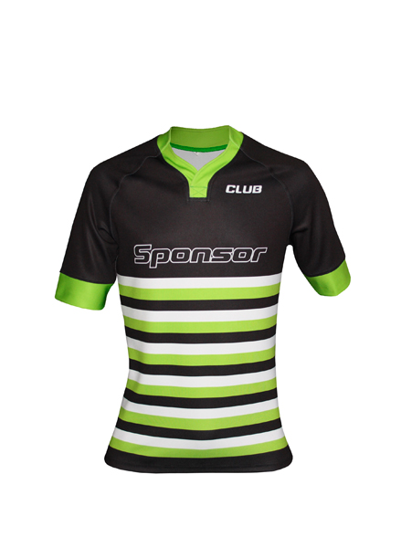 SS JERSEY RUGBY CONTINENTAL MEN — custom short sleeve by Cindra Enterprises
