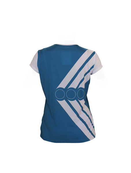 SS JERSEY TENNIS DEEP NECK GIRLS — view 2