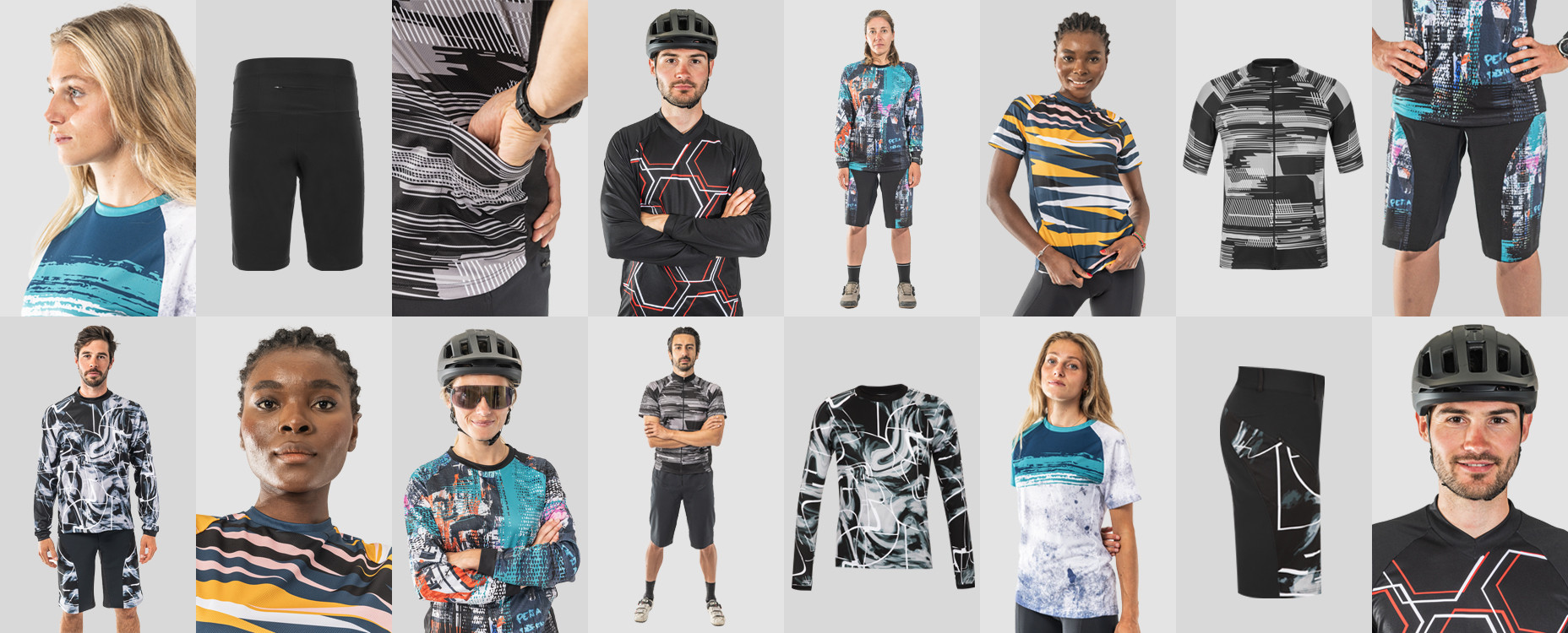 Produttore di abbigliamento per mountainbike banner