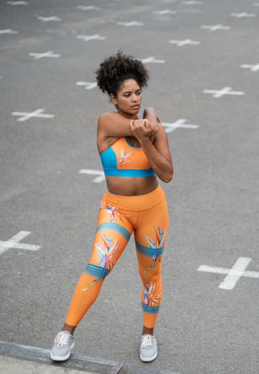 Fitness abbigliamento sportivo immagine
